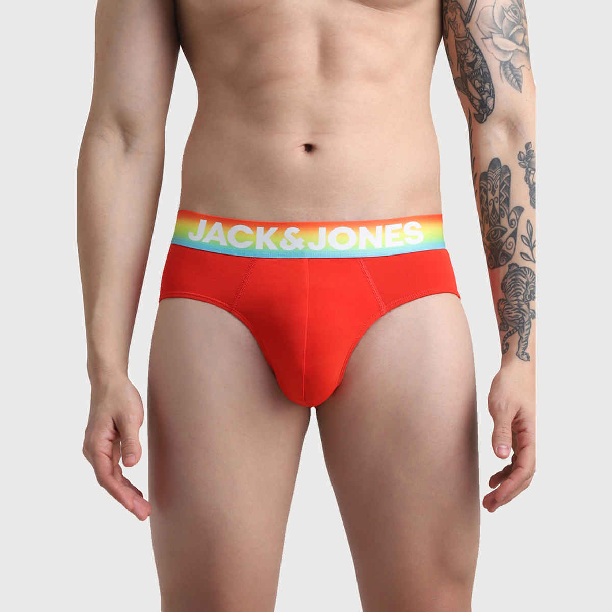 JACK & JONES Kicker Briefs Fiery Red M