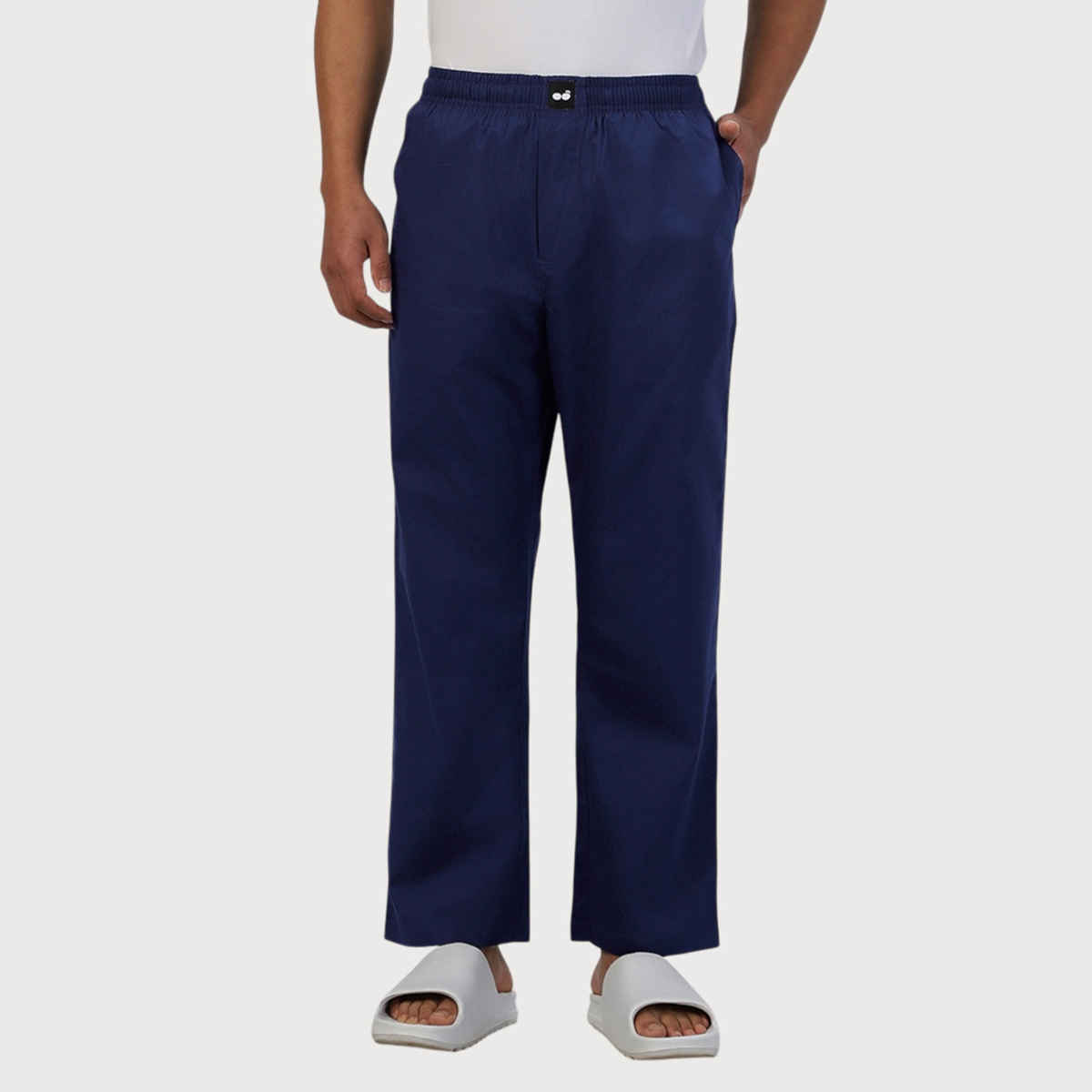 Bewakoof Men's Pyjamas | Navy - L