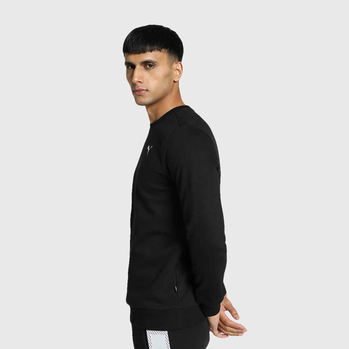 Puma Men's Sweatshirt Crew-Neck - Black | S