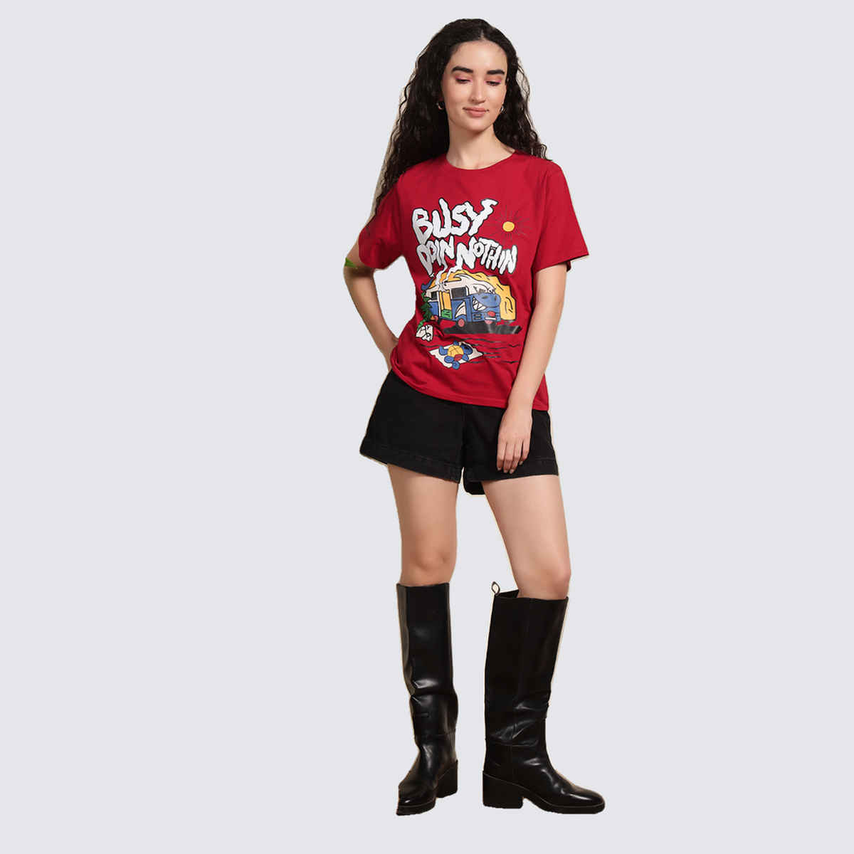 The Dry State Women's T-Shirt | WTSH 1844A 1499 | Cherry Red - L