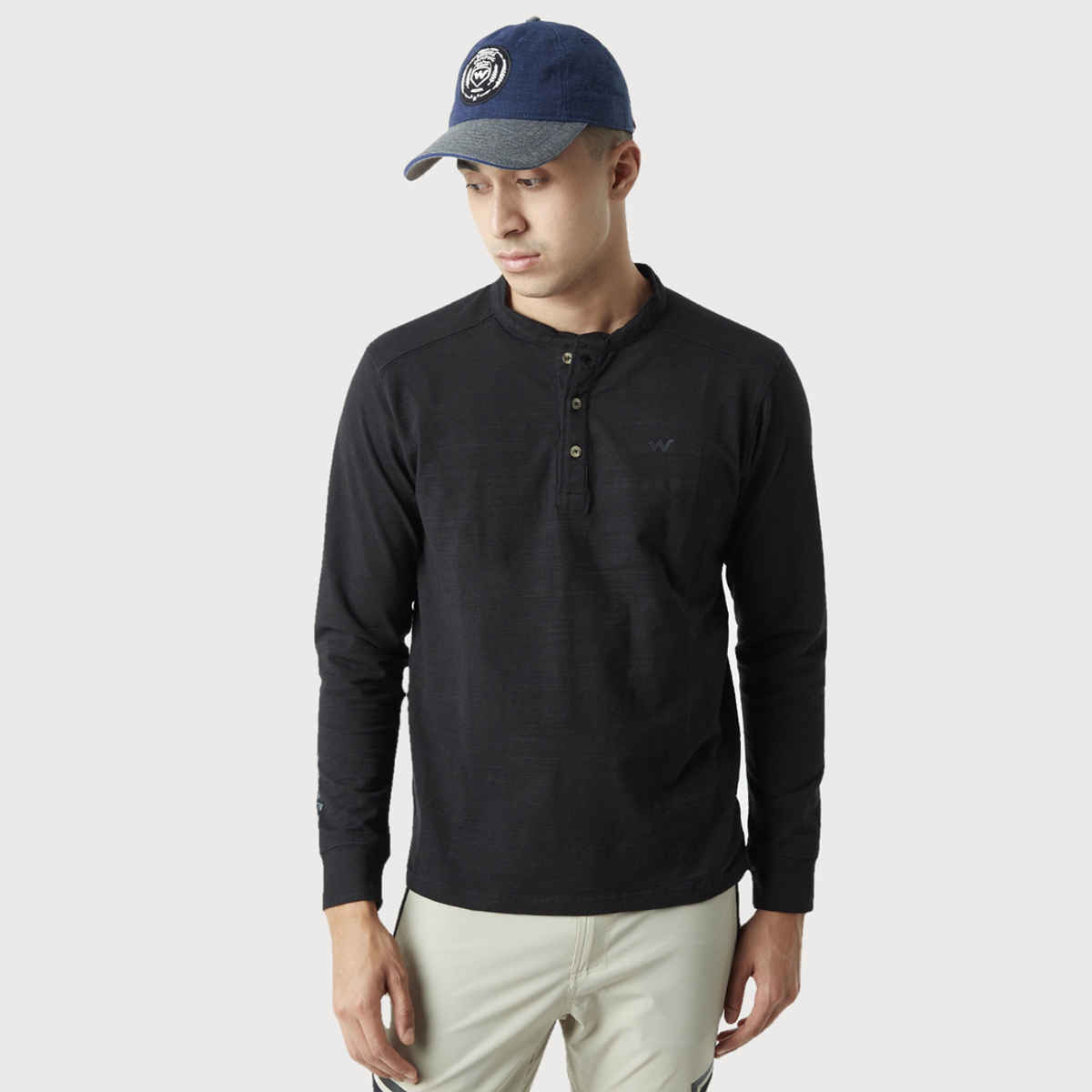 Wildcraft Unisex Solid Polyester Baseball Cap | Blue - Free Size