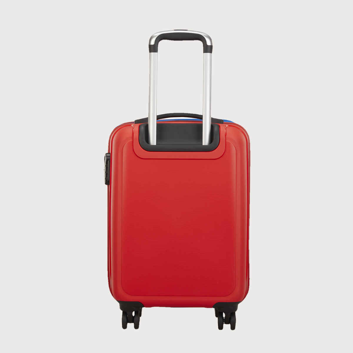 VIP Unisex Solid Polycarbonate 35 L Retractable Trolley Bag | Fierry Red - 55 cm