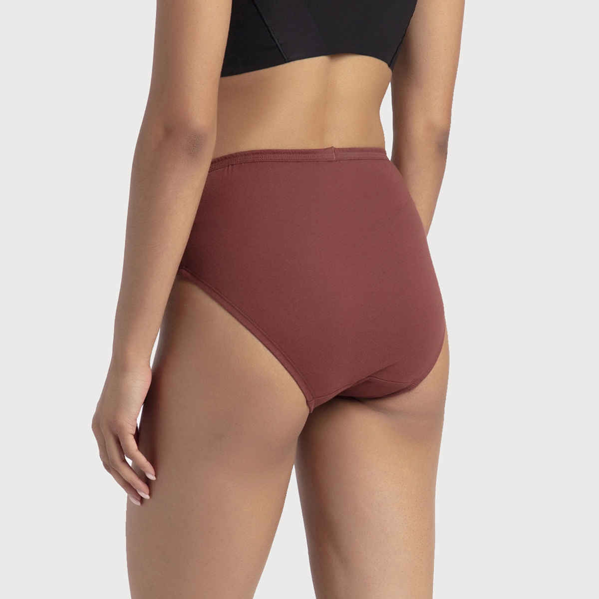 Jockey 1406 Women's Super Combed Cotton Underwear Mid Waist Hipster Panty|PO3 | Multicolor Dark assorted-S