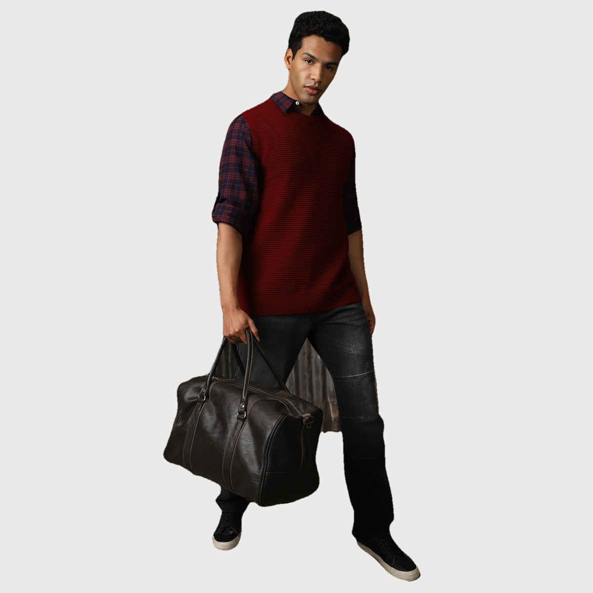 High Star Men's Sweater | Maroon - XL