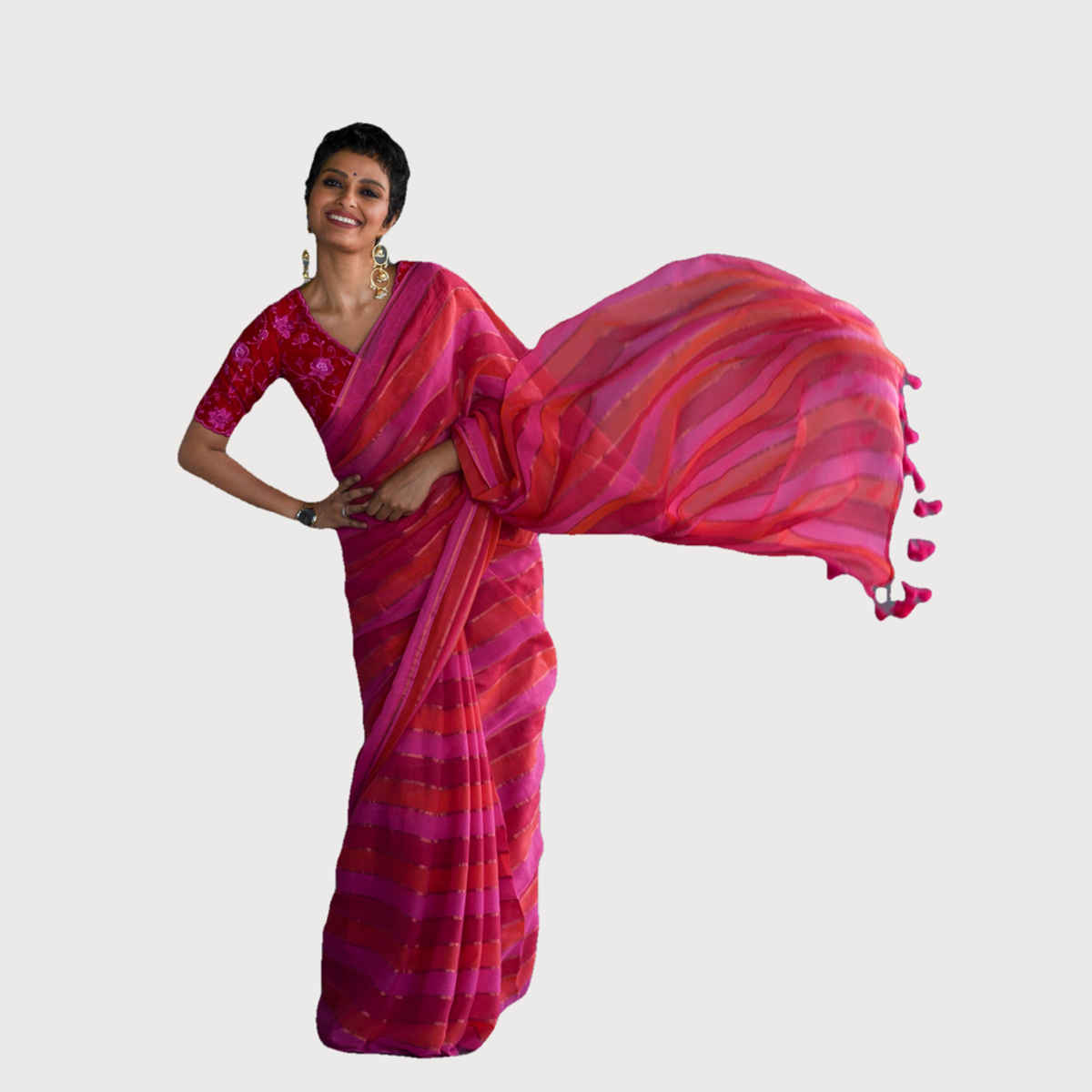 Suta Multicolour Cotton Saree
