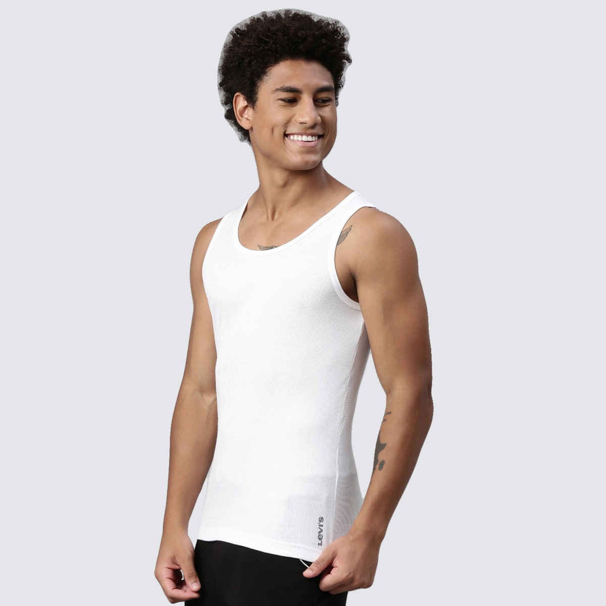 Levi's 013 Men's Rib Vest | White | M