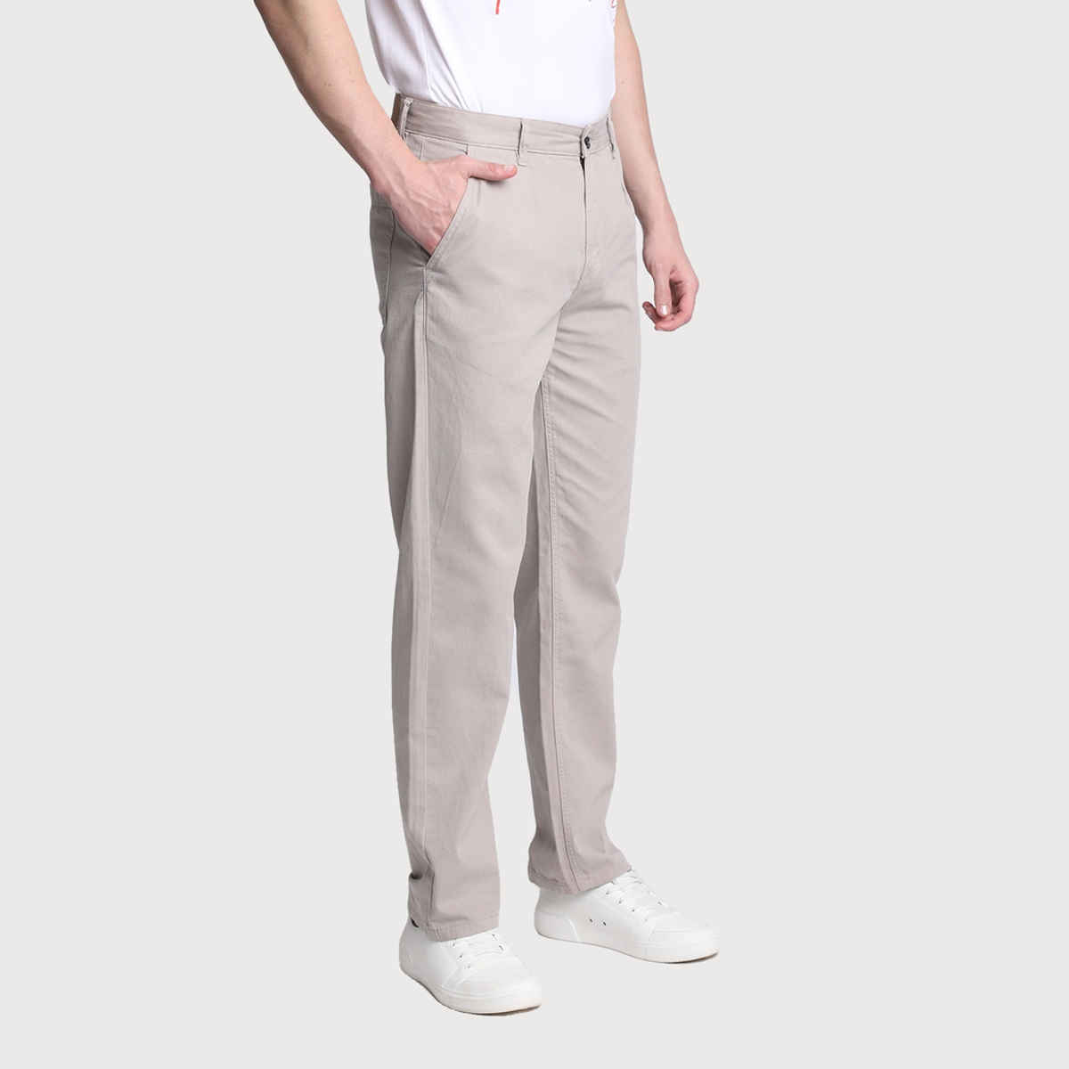 IVOC Men's Straight Fit Chino | Grey 34