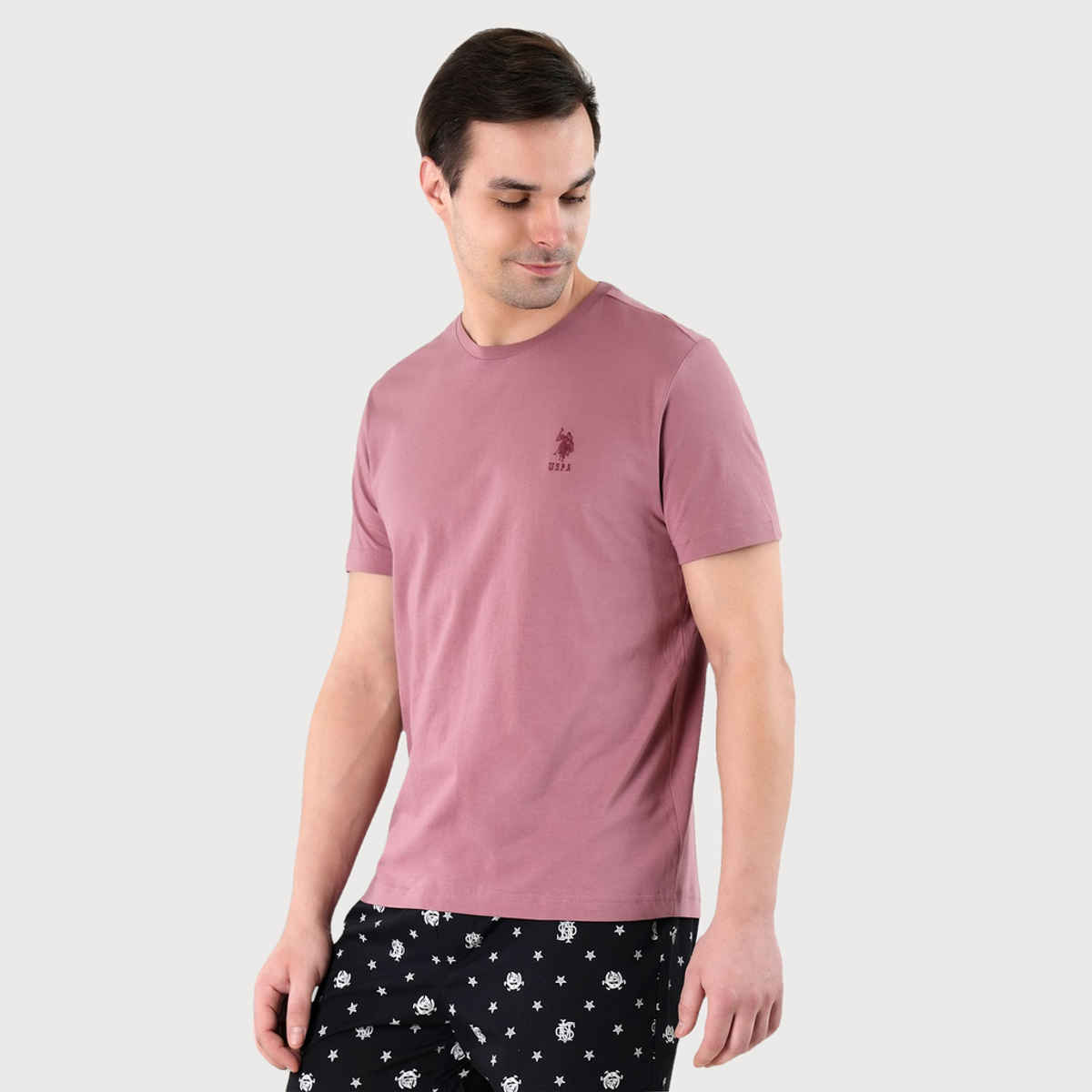 U.S. Polo Assn. Men's T-shirt | Dark Pink - L