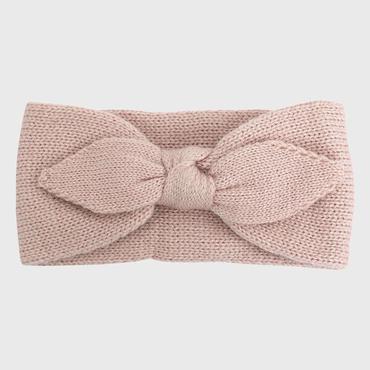 Fabseasons Unisex Solid Acrylic Wool Headband | Peach | 2 - 10 years