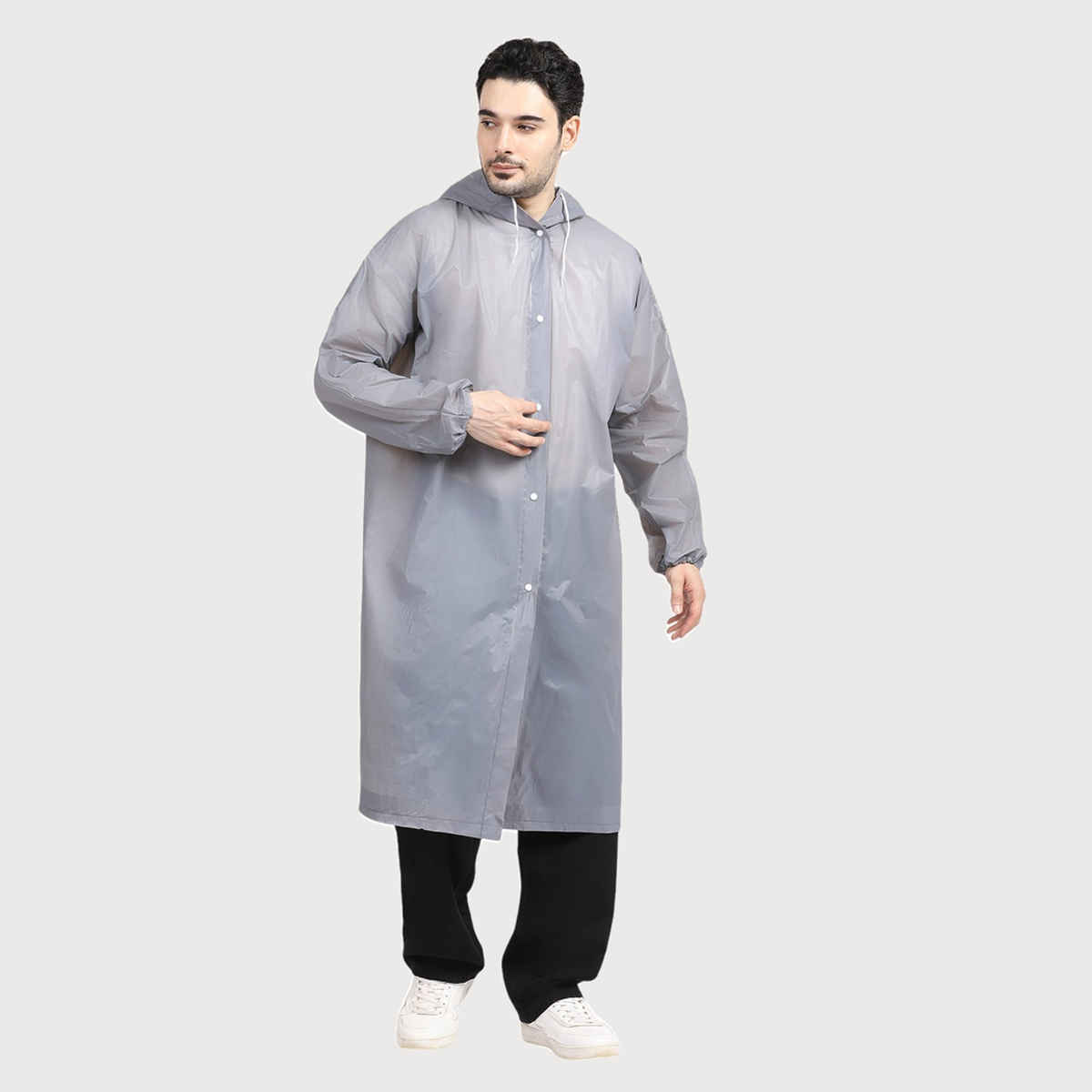Citizen EVA Raincoat Poncho - Grey-CP04