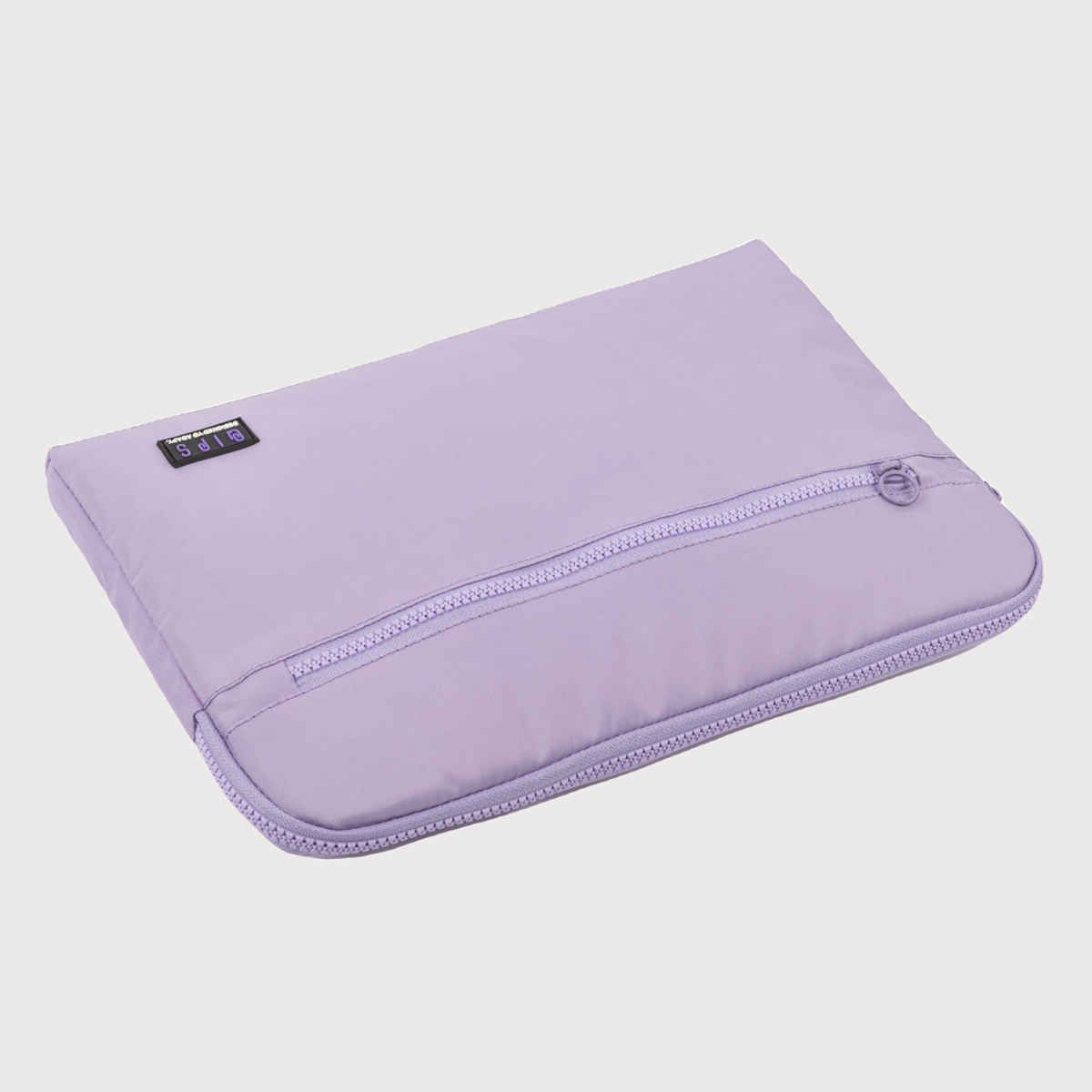 QIPS Unisex Solid Polyester 13 L Laptop Sleeve | Lavender
