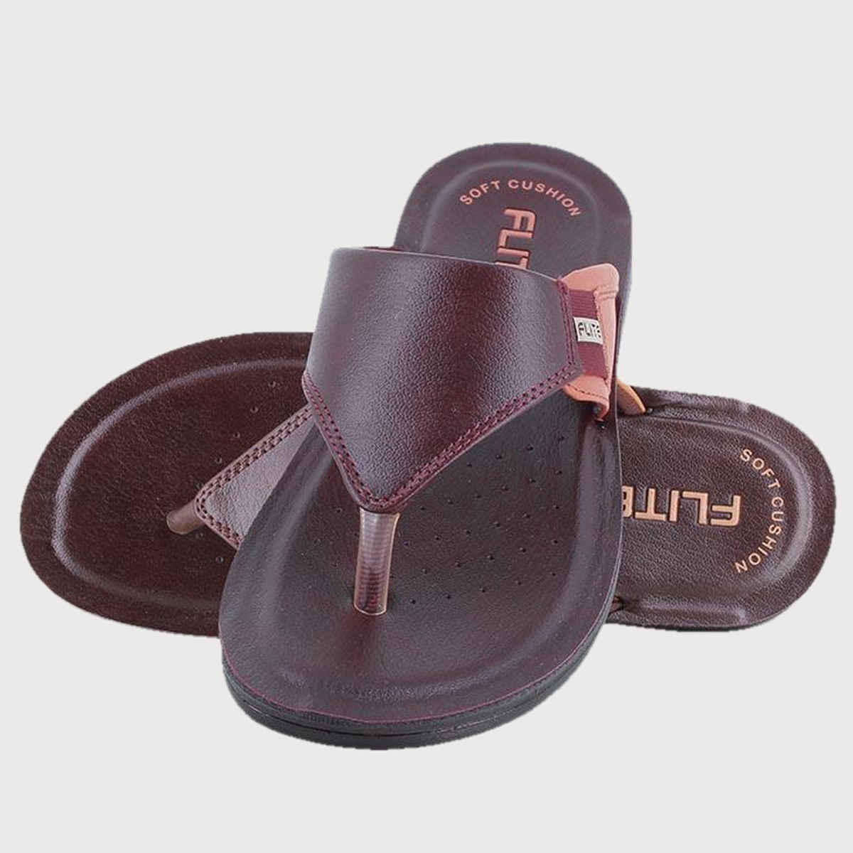 Flite Men's PUG-96 Slippers | Dark Brown | 7 UK