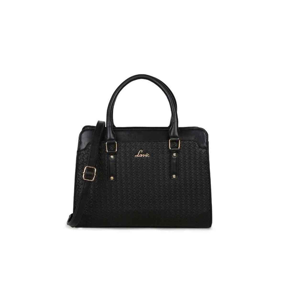 Lavie Women's 3 Compartment Hand Bag | Black