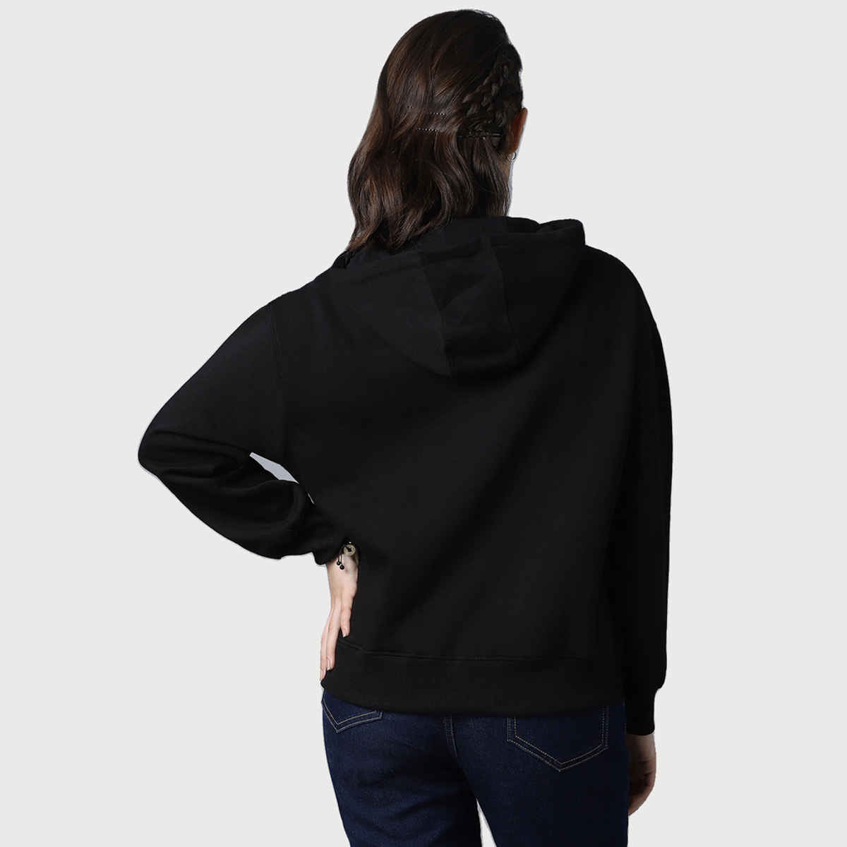High Star Women's Hooded Pullover Sweatshirt | Black - S