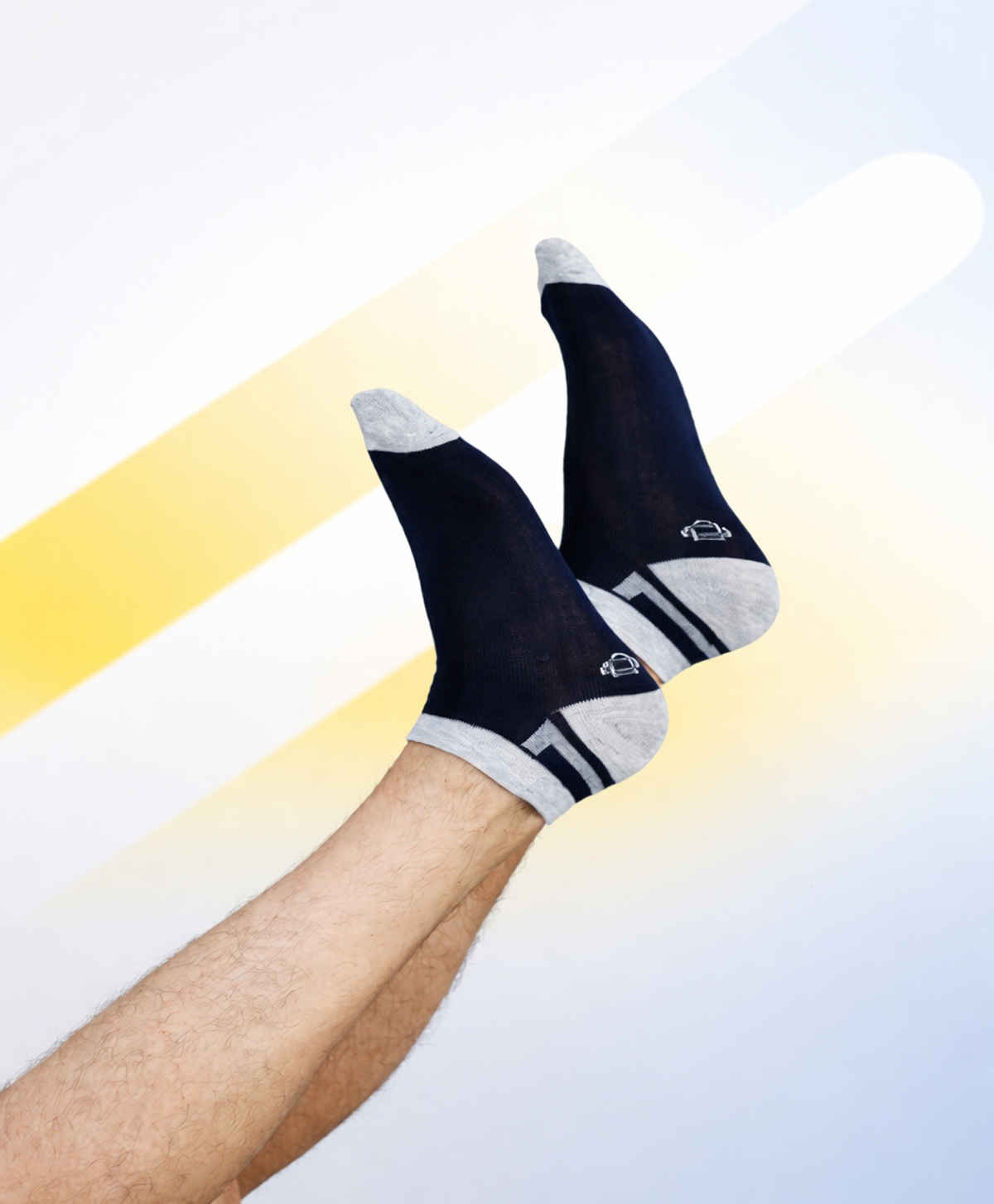 Dollar Men's Cotton Blend Ankle Length Socks | Assorted - Free Size