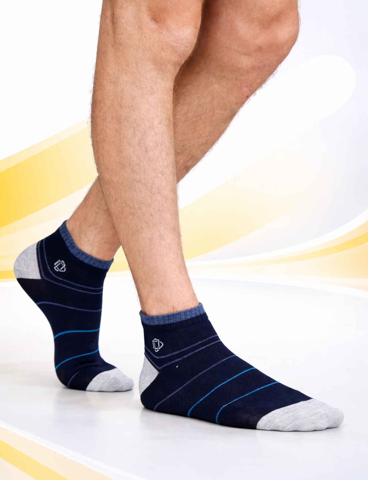 Dollar Men Self Design Ankle Length | Pack of 6