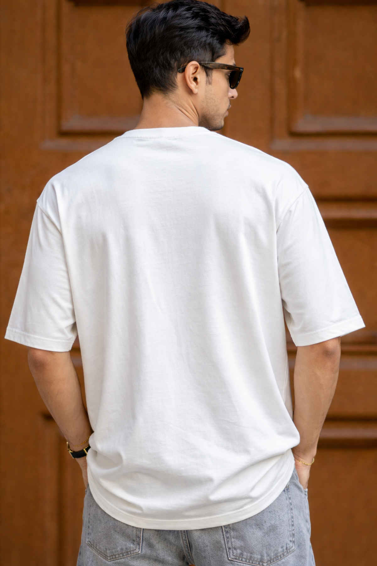 Gcyx Mens Over Size T Shirt / 60% Cotton 40% Polyester | White - Xl