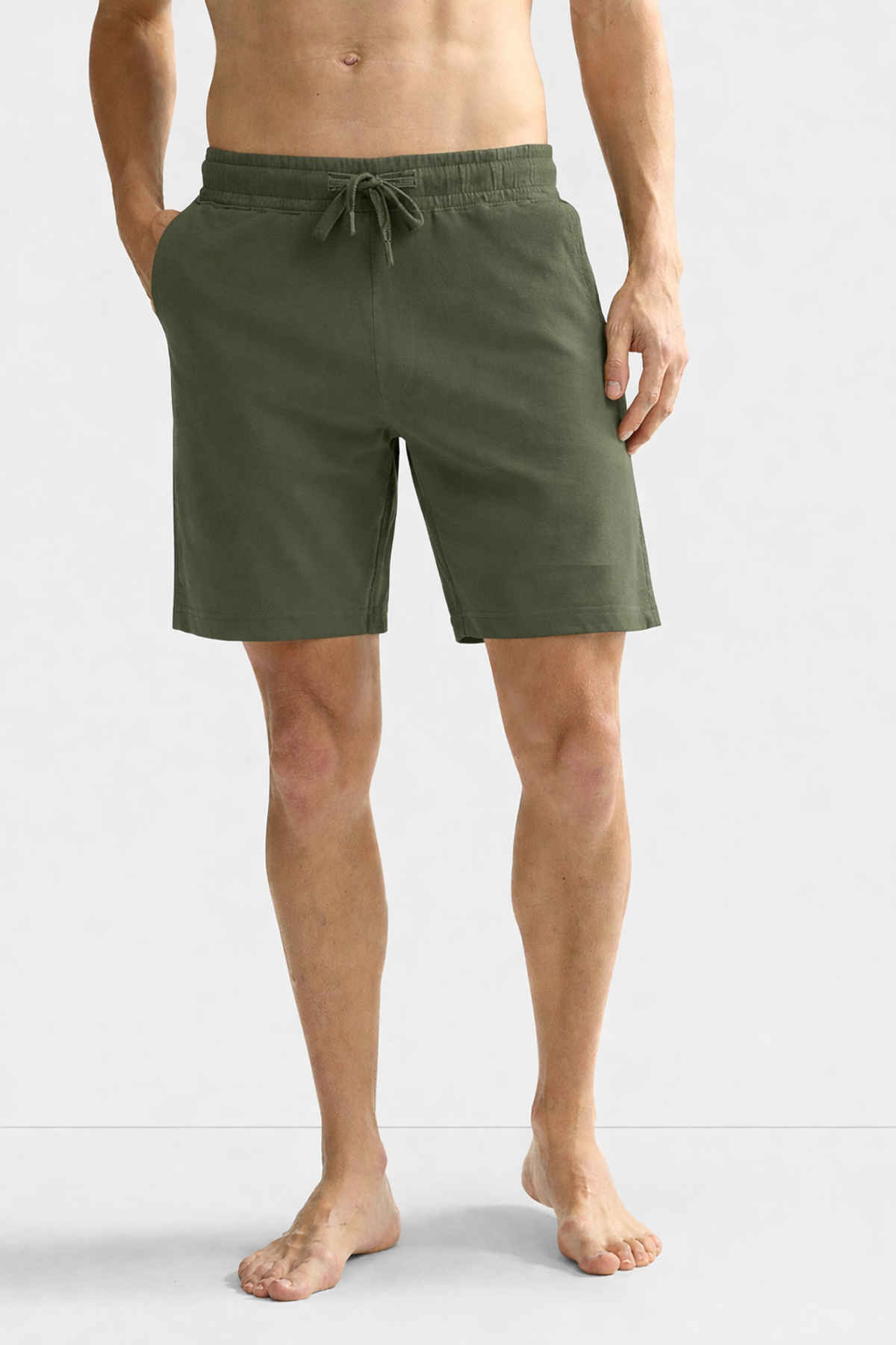 Gcyx Men's Soft And Casual Lower Wear Shorts Everyday | Olive - M