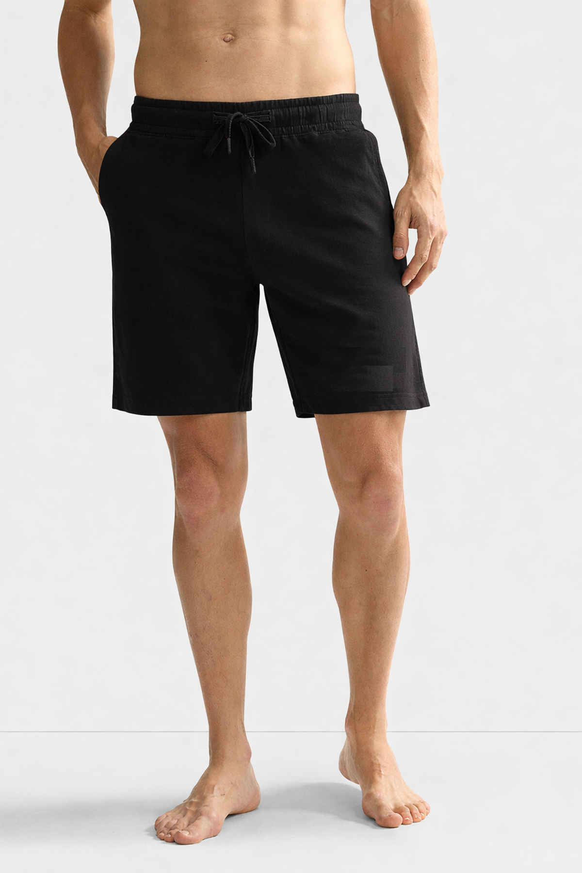 Gcyx Men's Soft and Casual Lower Wear Everyday Shorts | Black - M