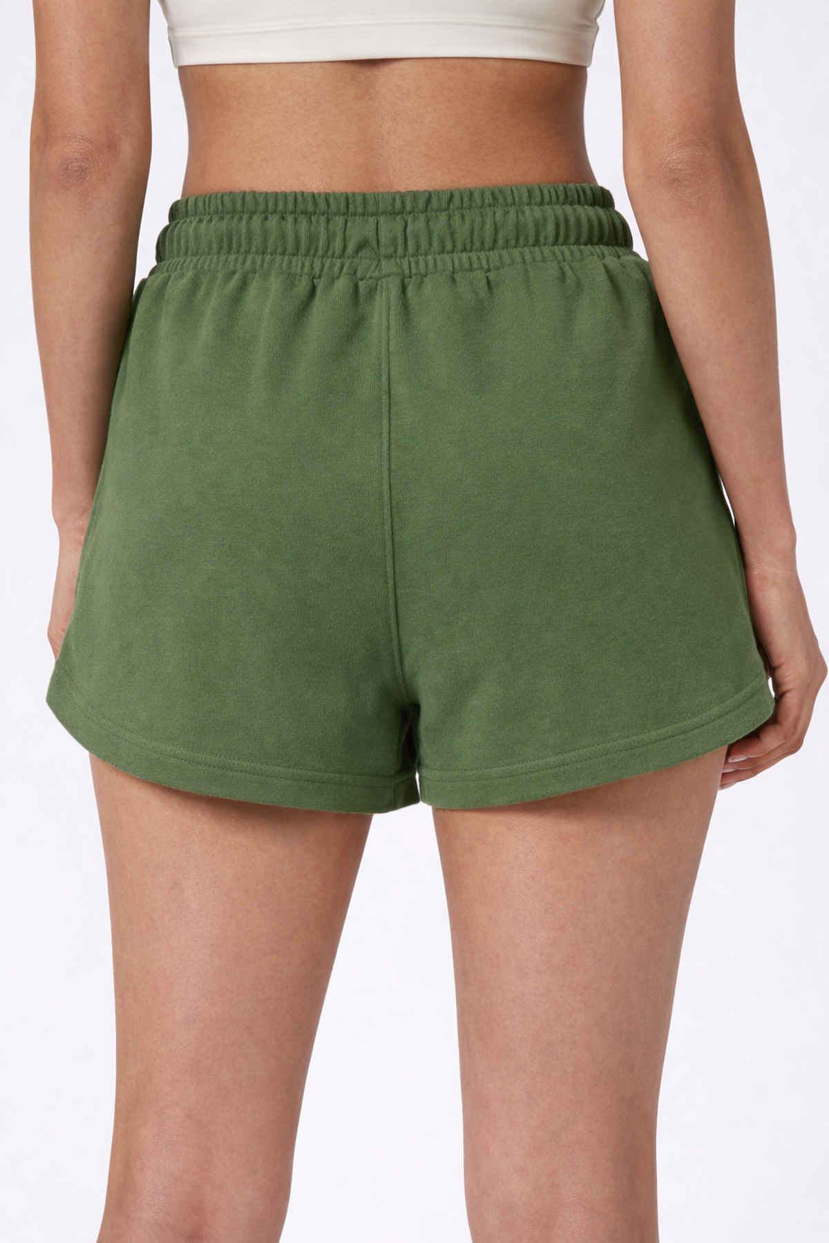 Gcyx Women'S Easy Fit Shorts | 100% Cotton Easyfit | Olive - S