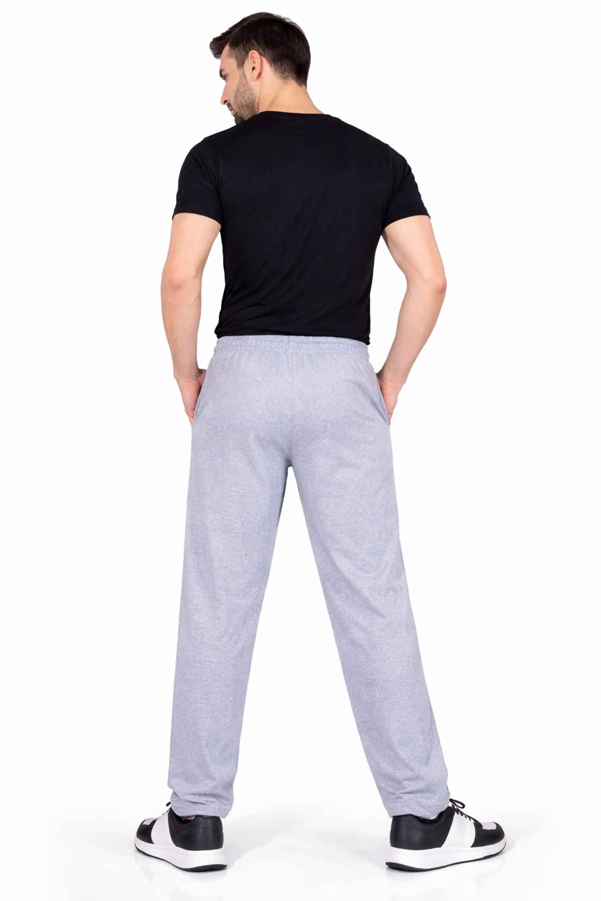 GCYX Men's Track Pant | 60% Cotton 40% Polyester Comfortable Wear | Grey Mel - M