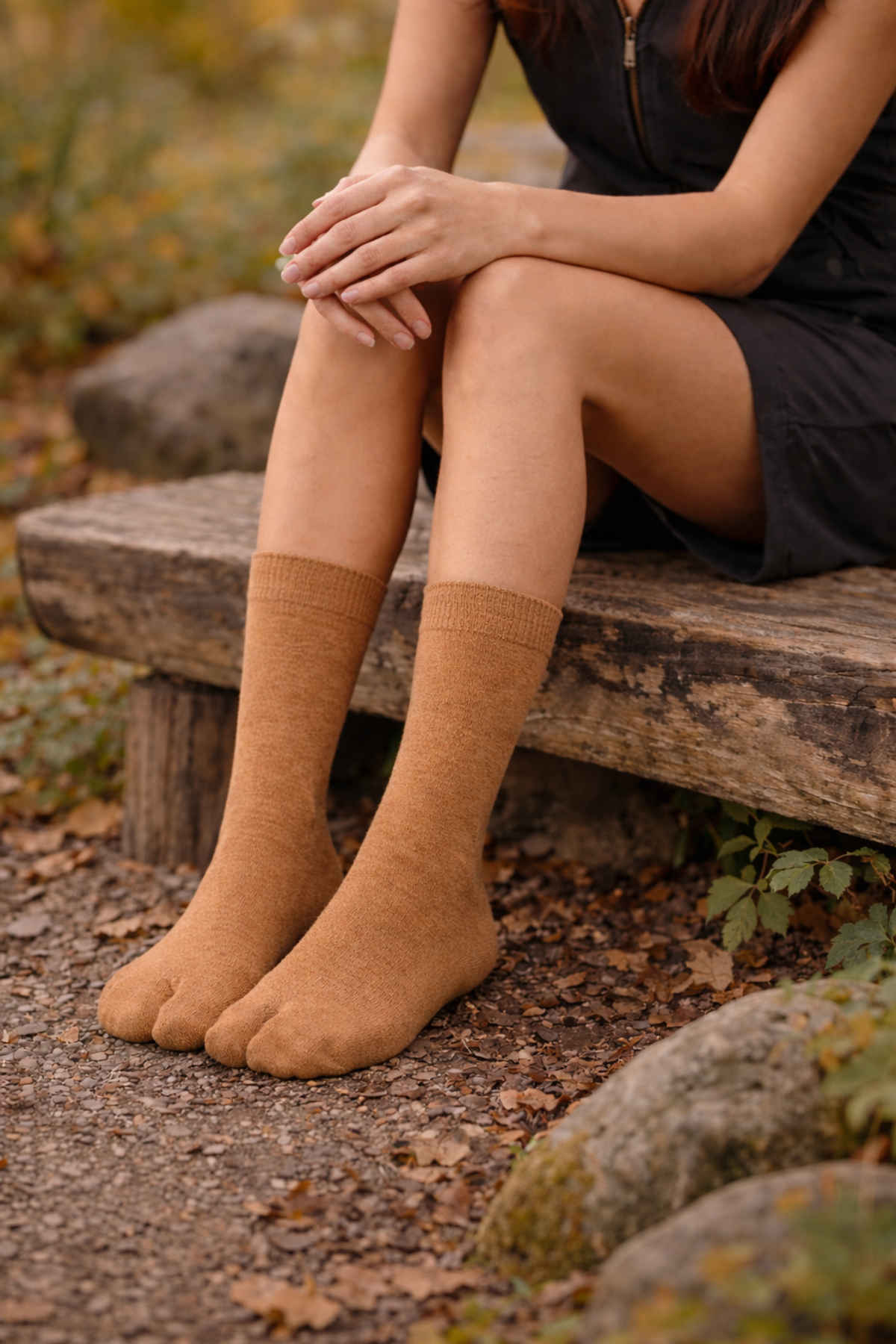 Royal Mart Unisex Solid Wool Full Wollen Socks | Cream - Free Size