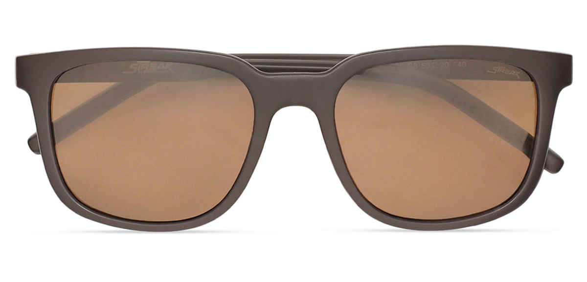 Specsmakers Unisex Solid Plastic Sunglasses | Brown - M