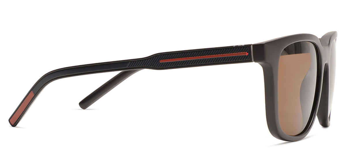 Specsmakers Unisex Solid Plastic Sunglasses | Brown - M