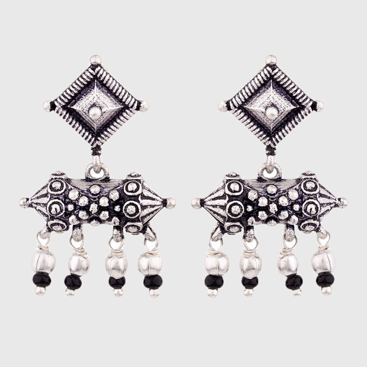 Voylla Nayantara Geometric Design Earrings