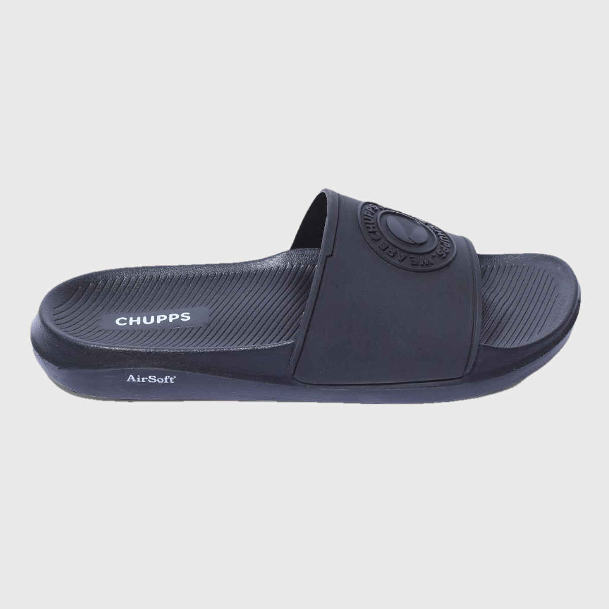 Chupps Tone Black Men's Casual Slider - UK 11
