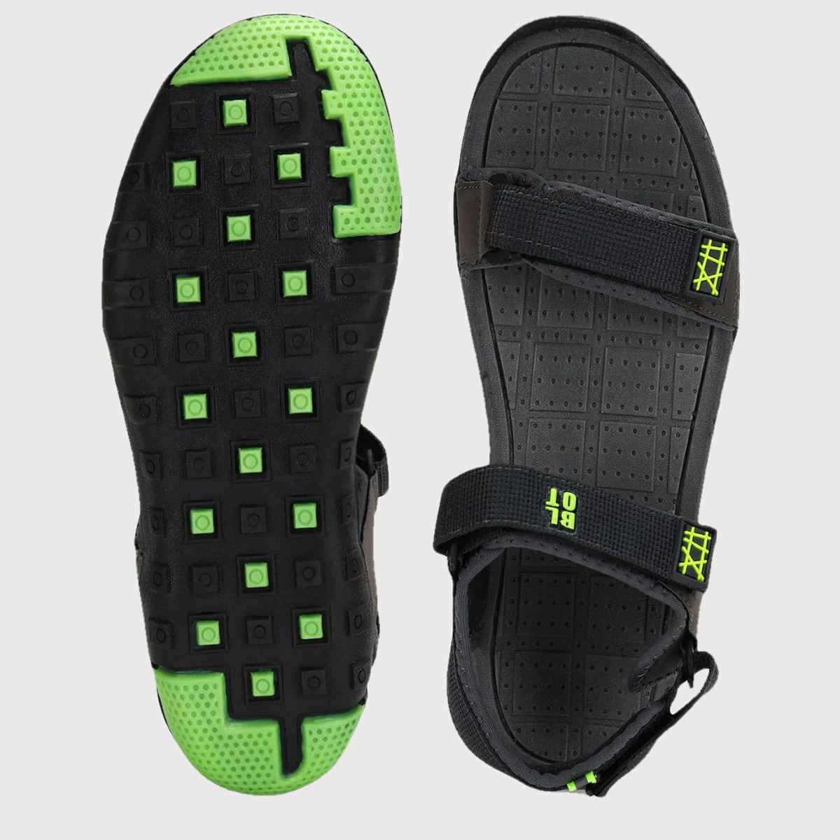 Paragon Men's Grey Tpr Sandals K1407G UK 8