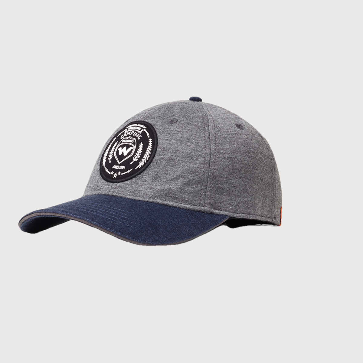 Wildcraft Unisex Graphic Polyester Baseball Cap | Blue and Grey - Free Size