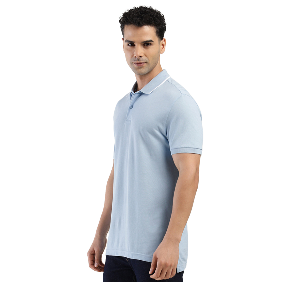 Levi's Men's 100% BCI Cotton Polo T-shirt | Sky Blue - S