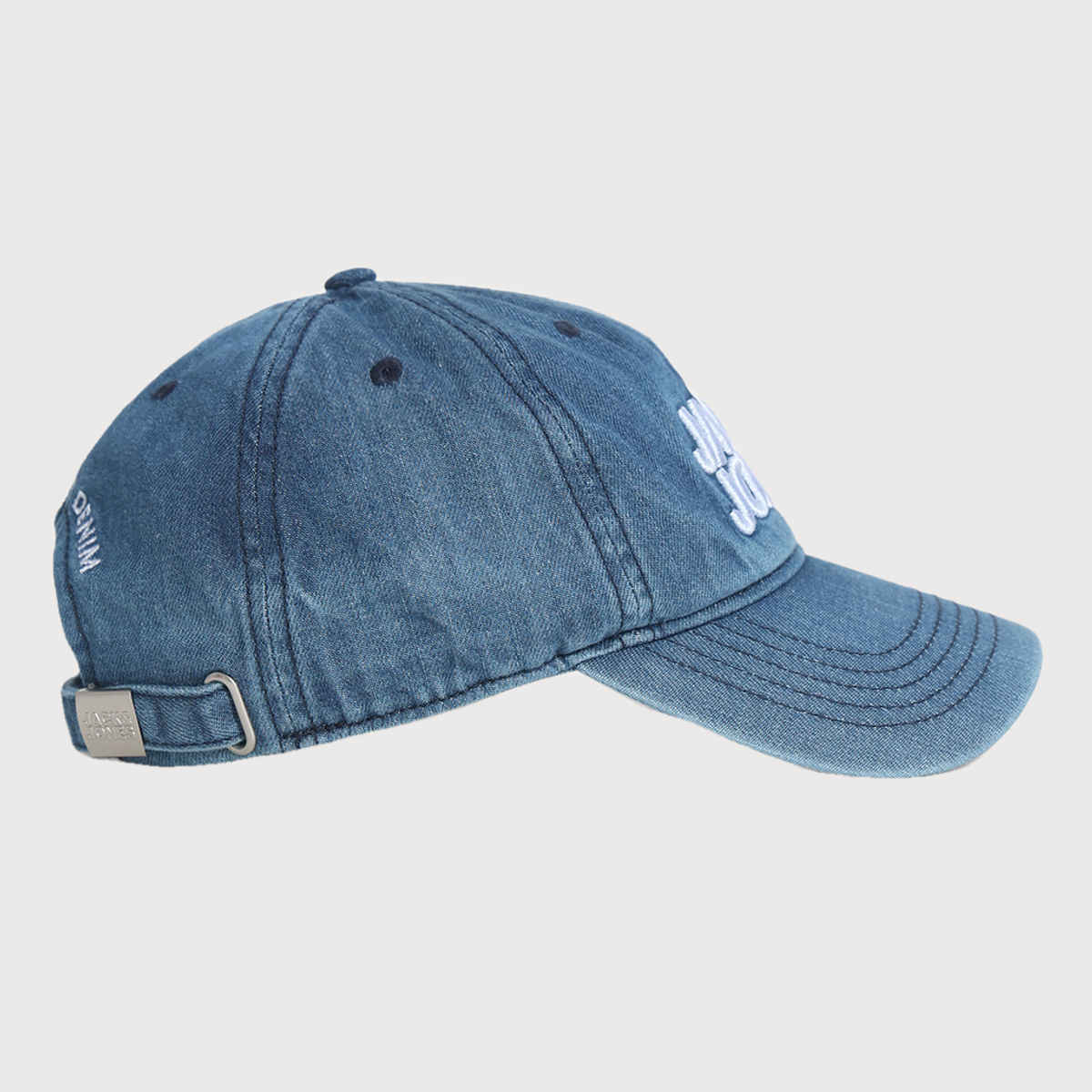 Jack & Jones Men's Classic Cotton Baseball Cap | Blue - One Size