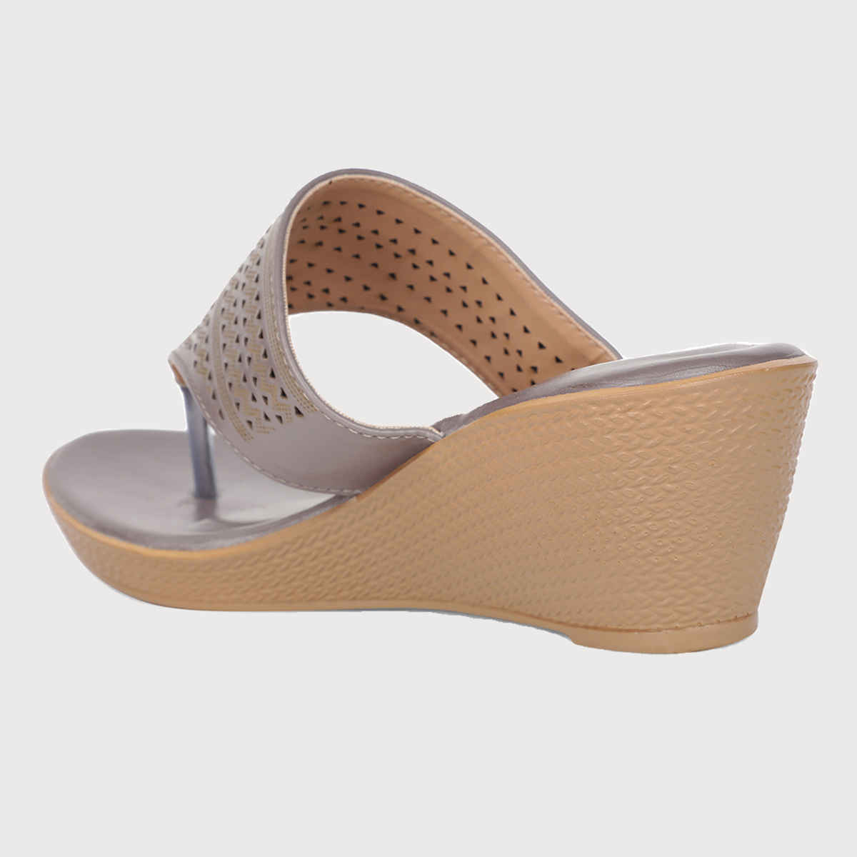 Bata Gunmetal Thong For Women - 3