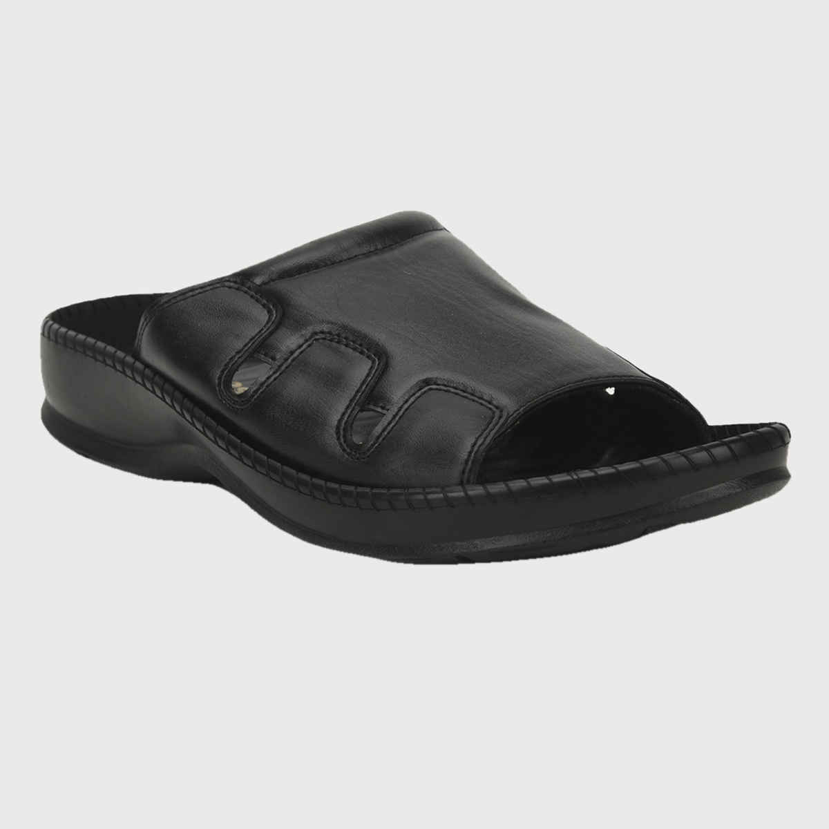 Liberty Coolers Meta-2 Casual Black Slip-On Slipper For Men | 8 UK