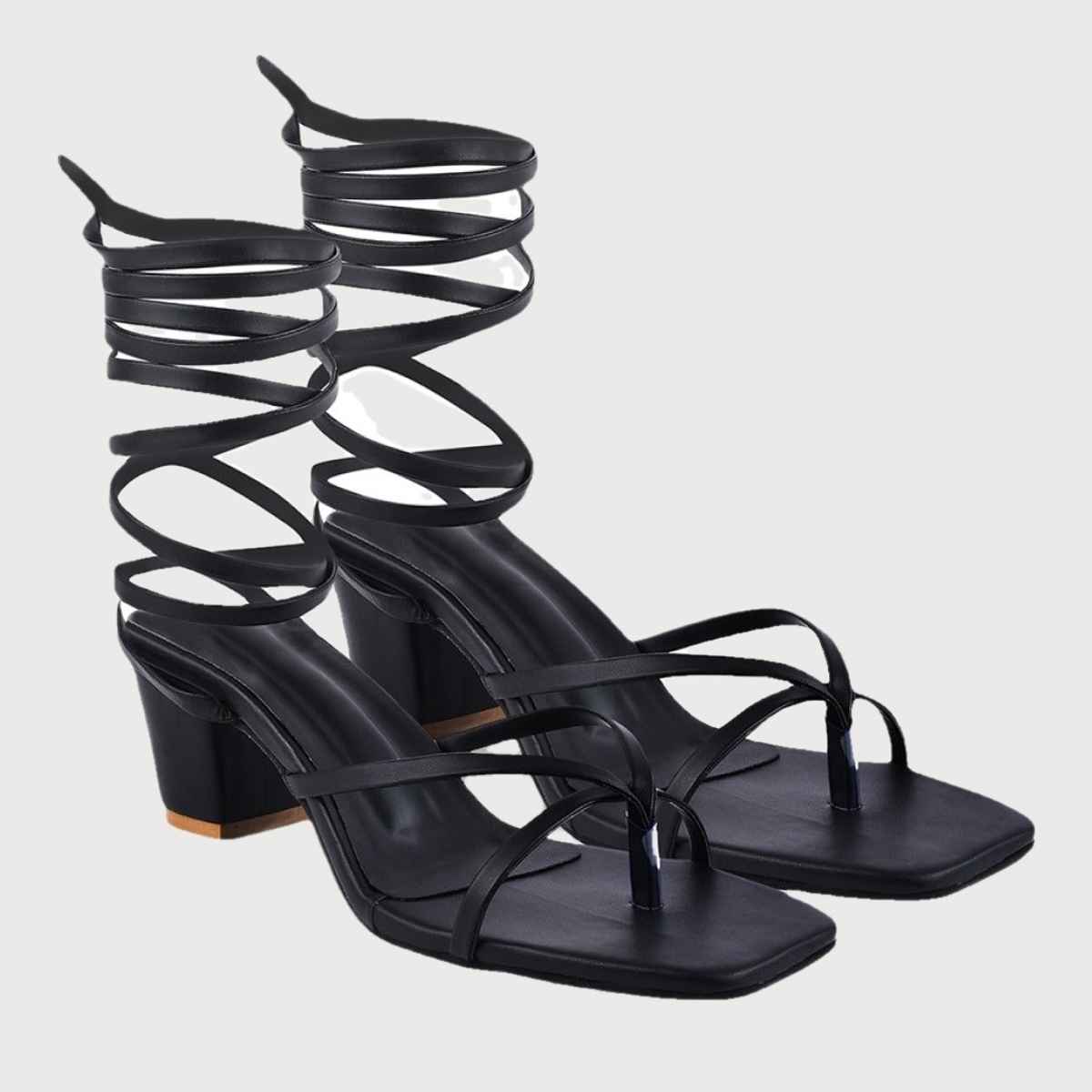 Shoetopia Women Black Heels | UK 5