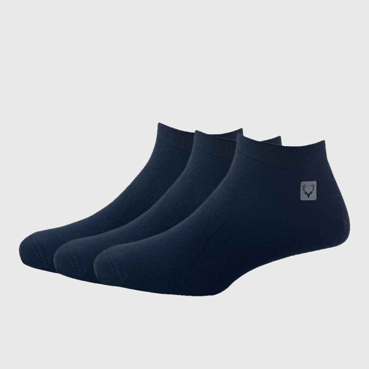 Allen Solly Men's Cotton Ankle Length Plain Socks - Navy