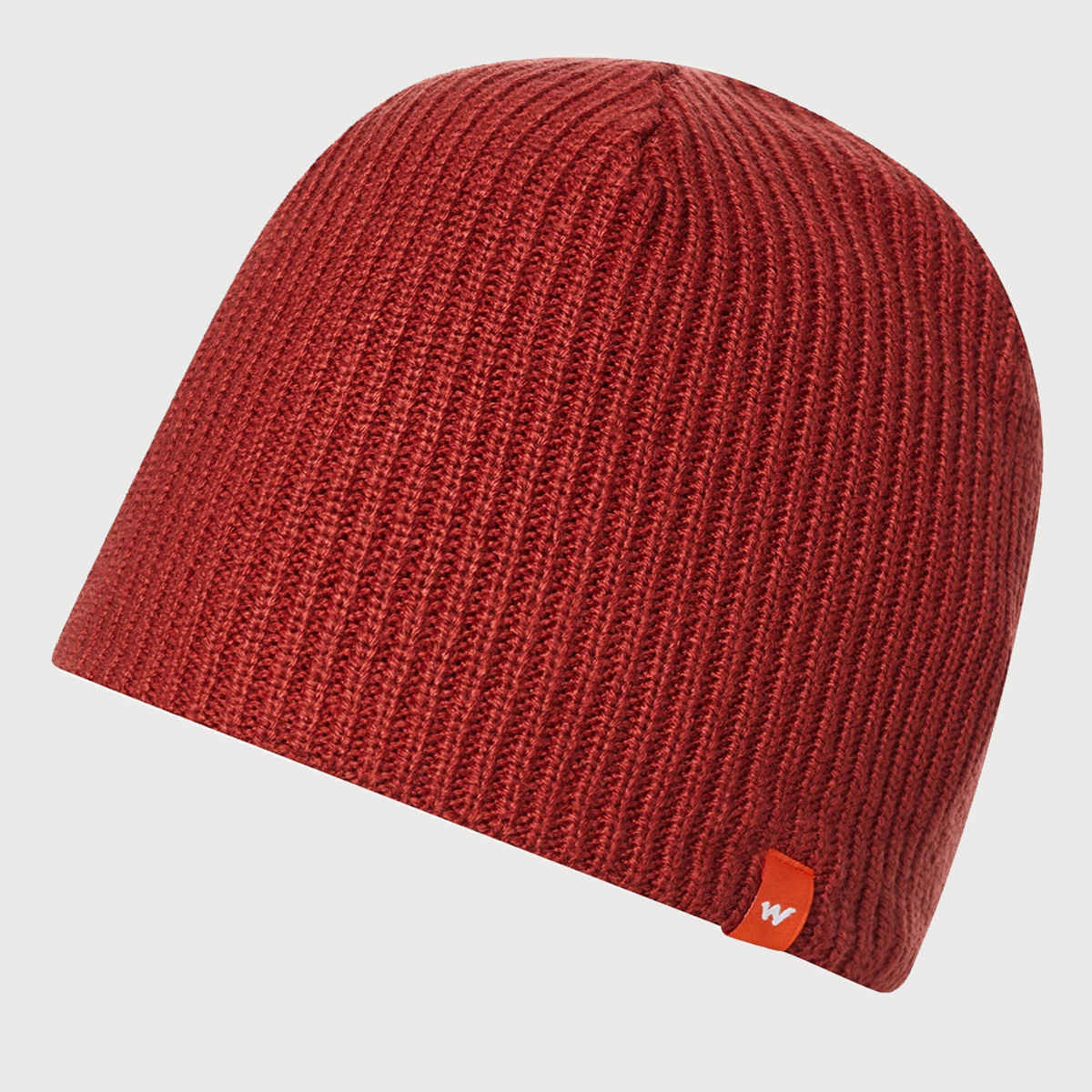 Wildcraft Unisex Striped Acrylic Skull Cap | Maroon - Free Size