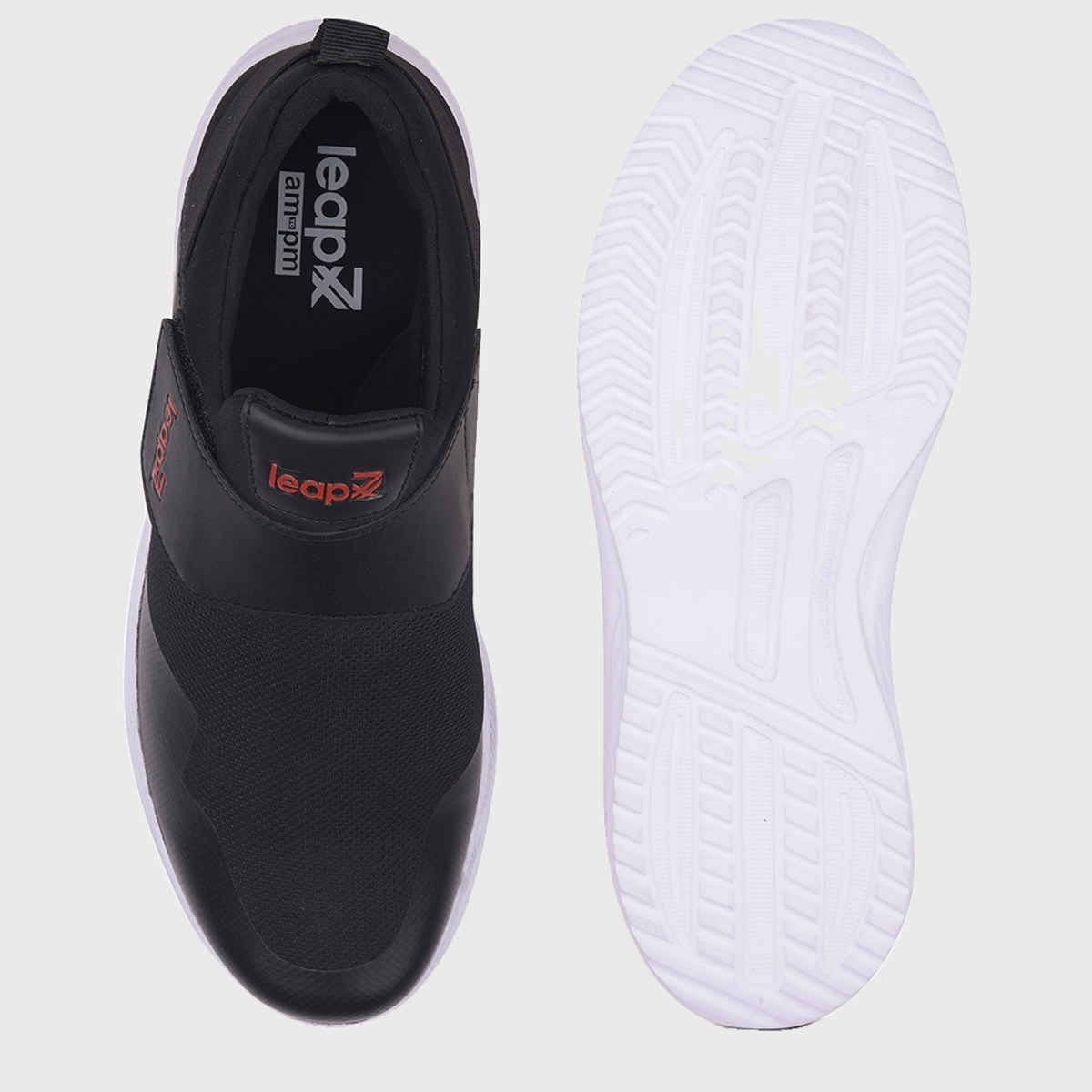 Liberty Leap7X FLATRON-1E Men's Black Sports Walking Shoes - 43 UK