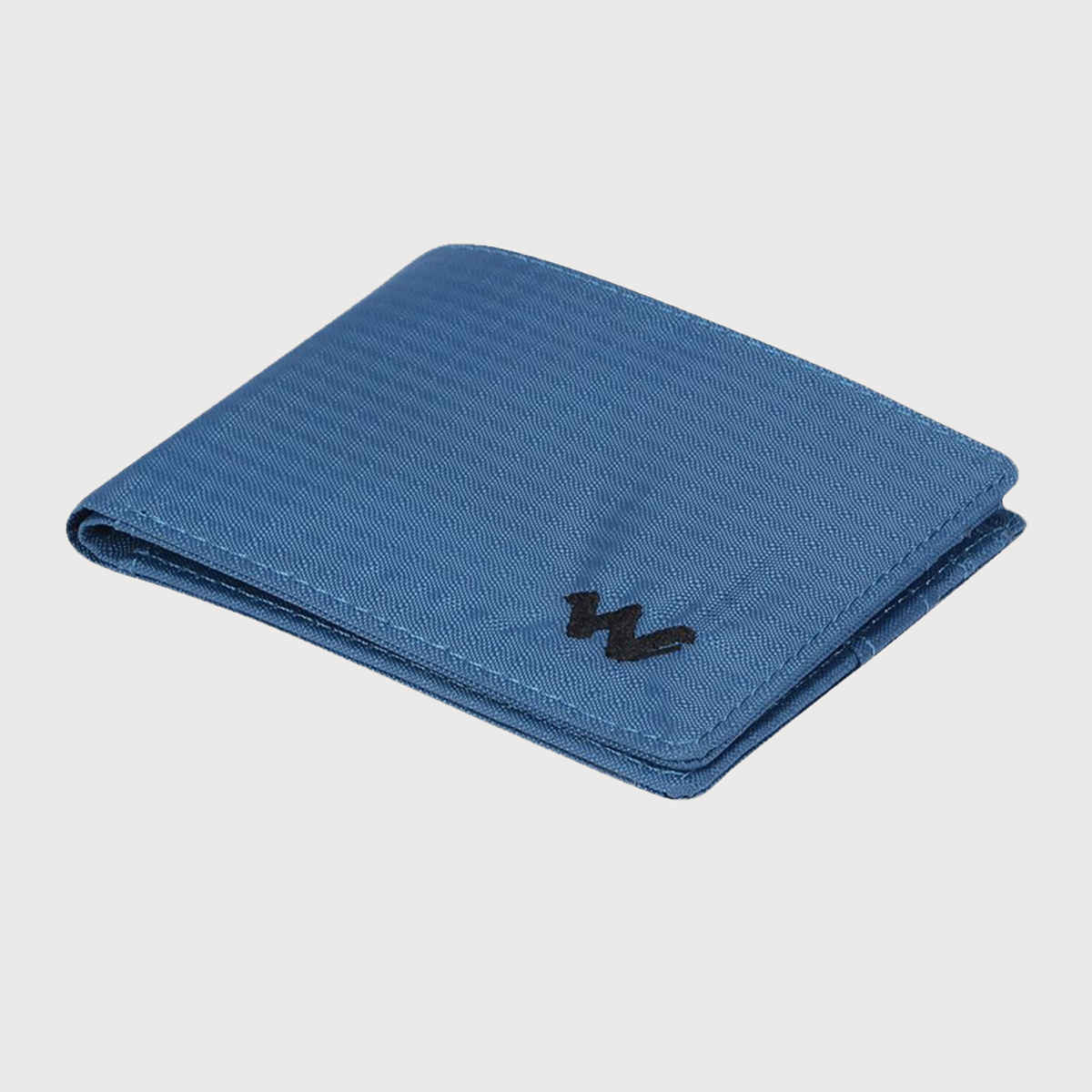 Wildcraft Unisex Textured Fabric Bi-Fold Wallet | Blue