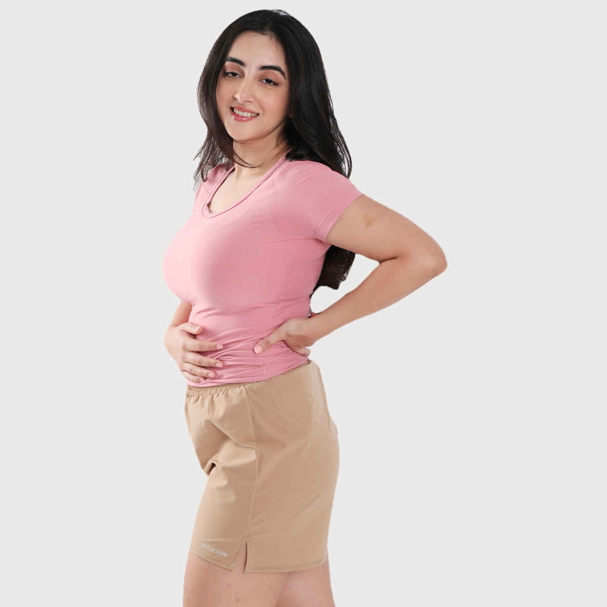 Terractive Women's Cuddle Baby T-shirt | TA10011P | Pink - XL