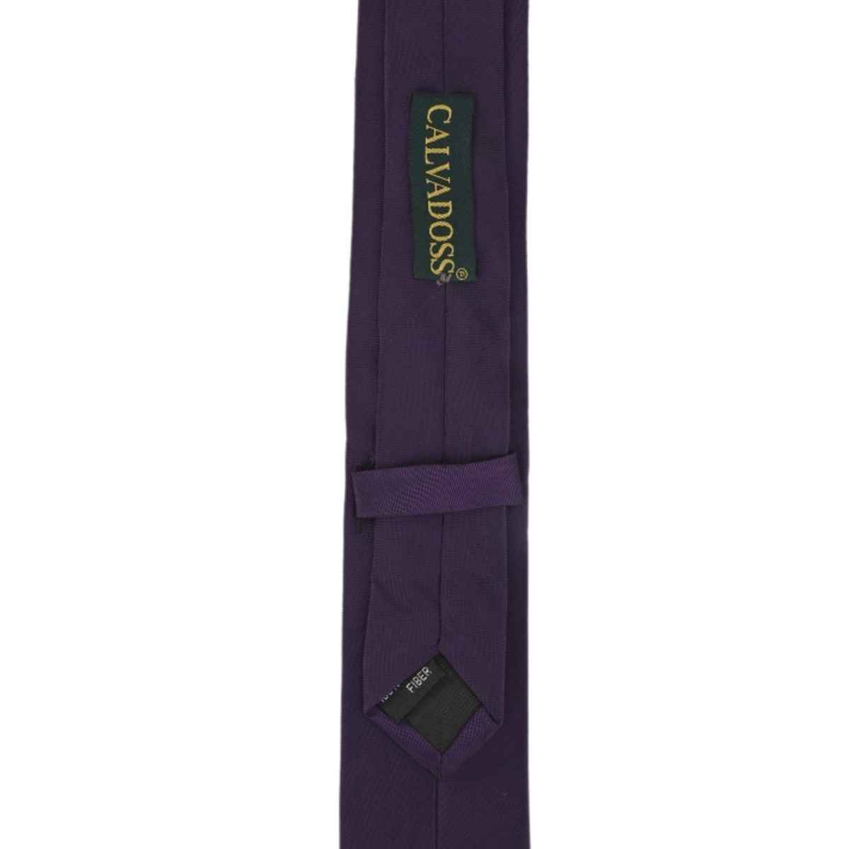 Calvadoss Men's Solid Tie | CALT2144 | Purple