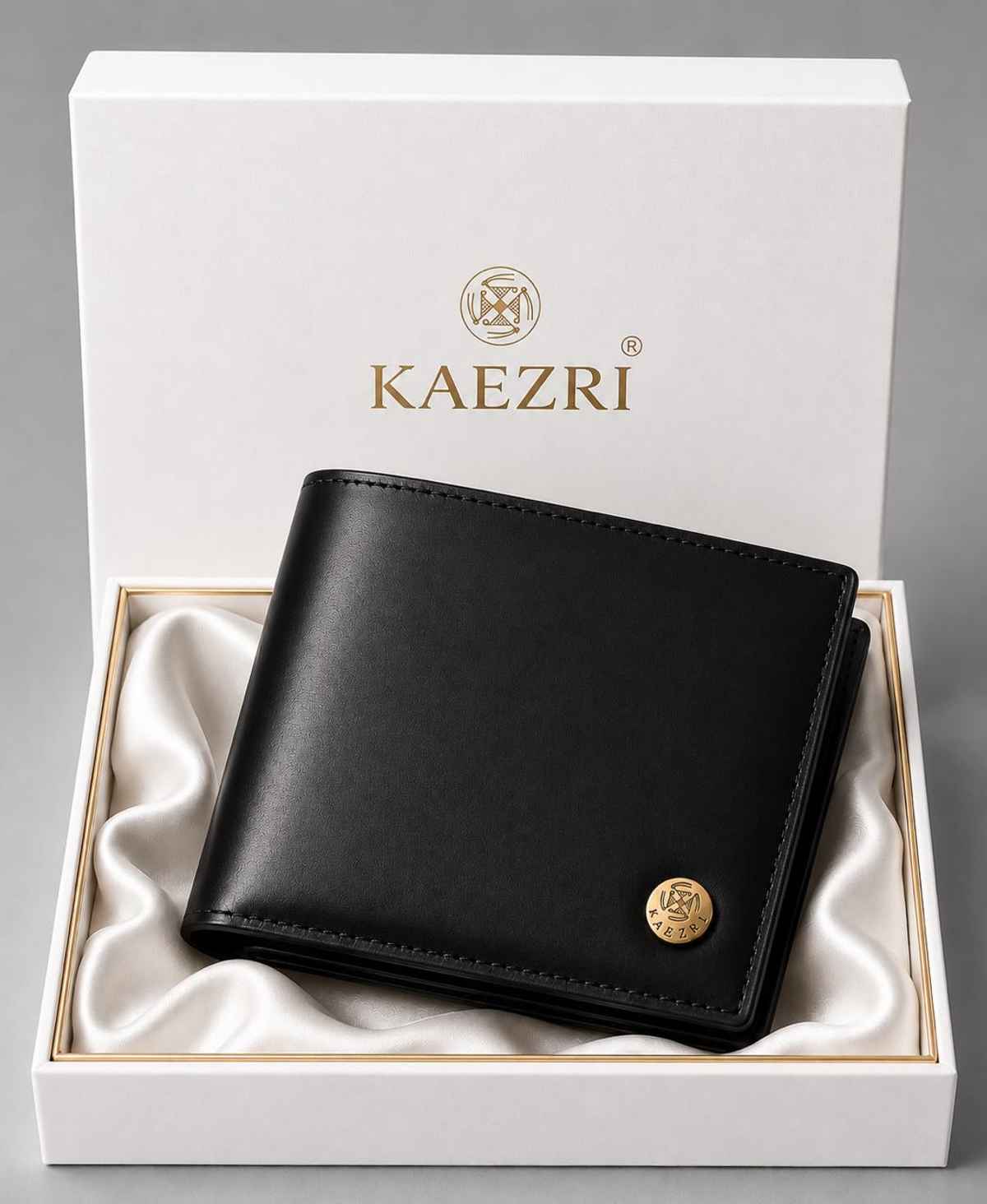 Kaezri Genuine Leather Wallet for Men | Wt black 900