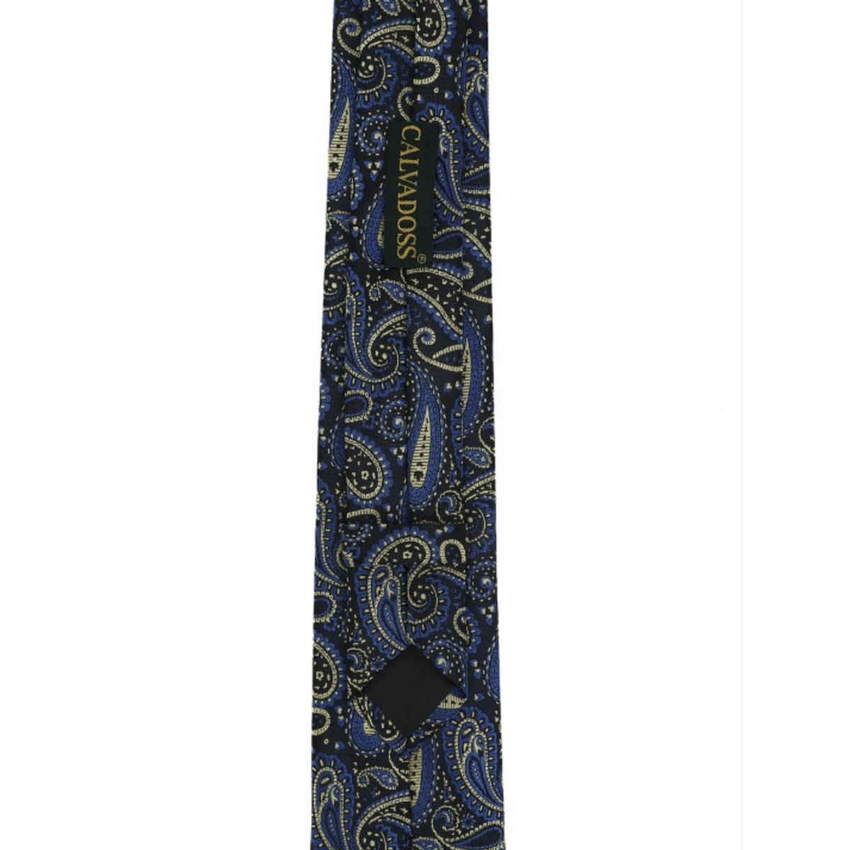 Calvadoss Men's Paisley Design Tie | CALT2009 | Navy Blue