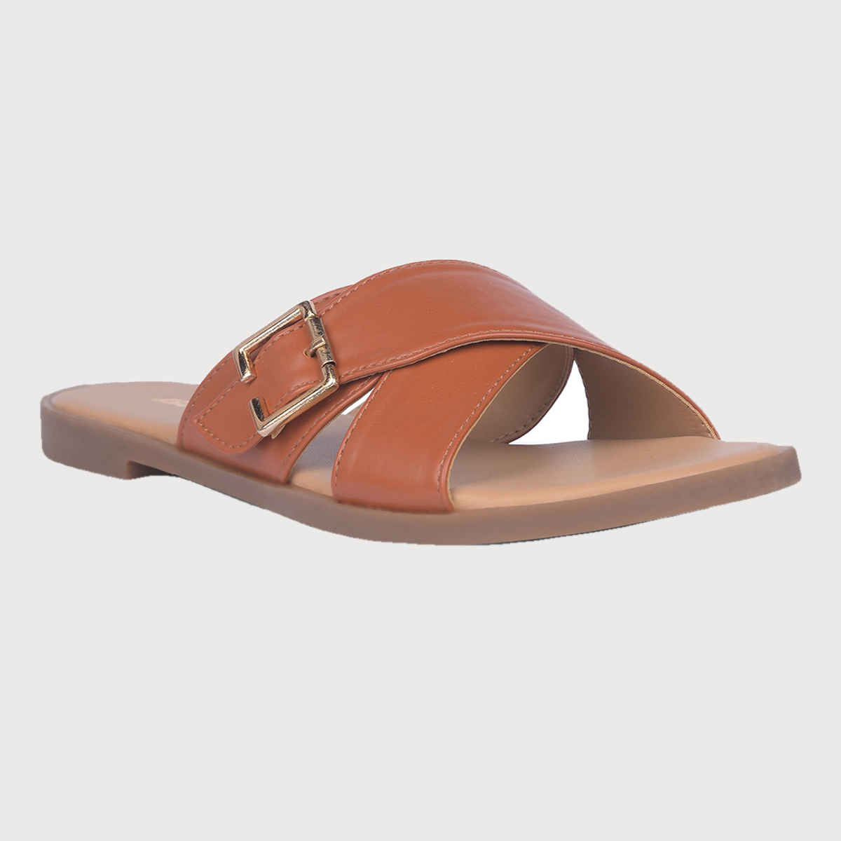 Bata Light Brown Sandal For Women | UK 5