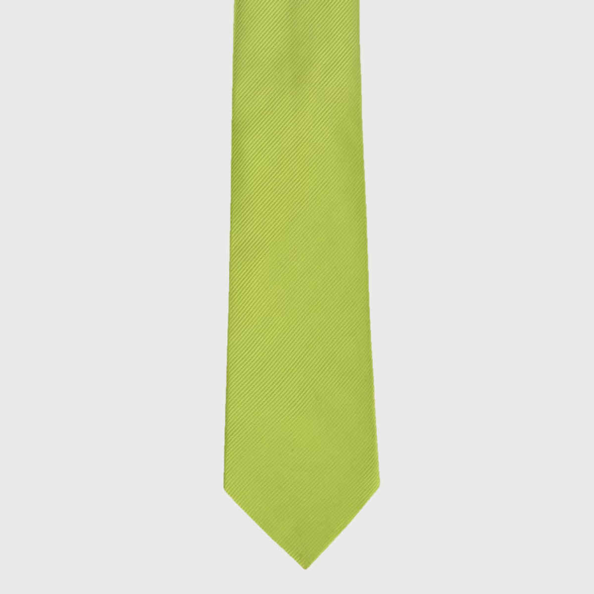 Calvadoss Men's Fluorescent Self Design Tie | CALT2312 | Green