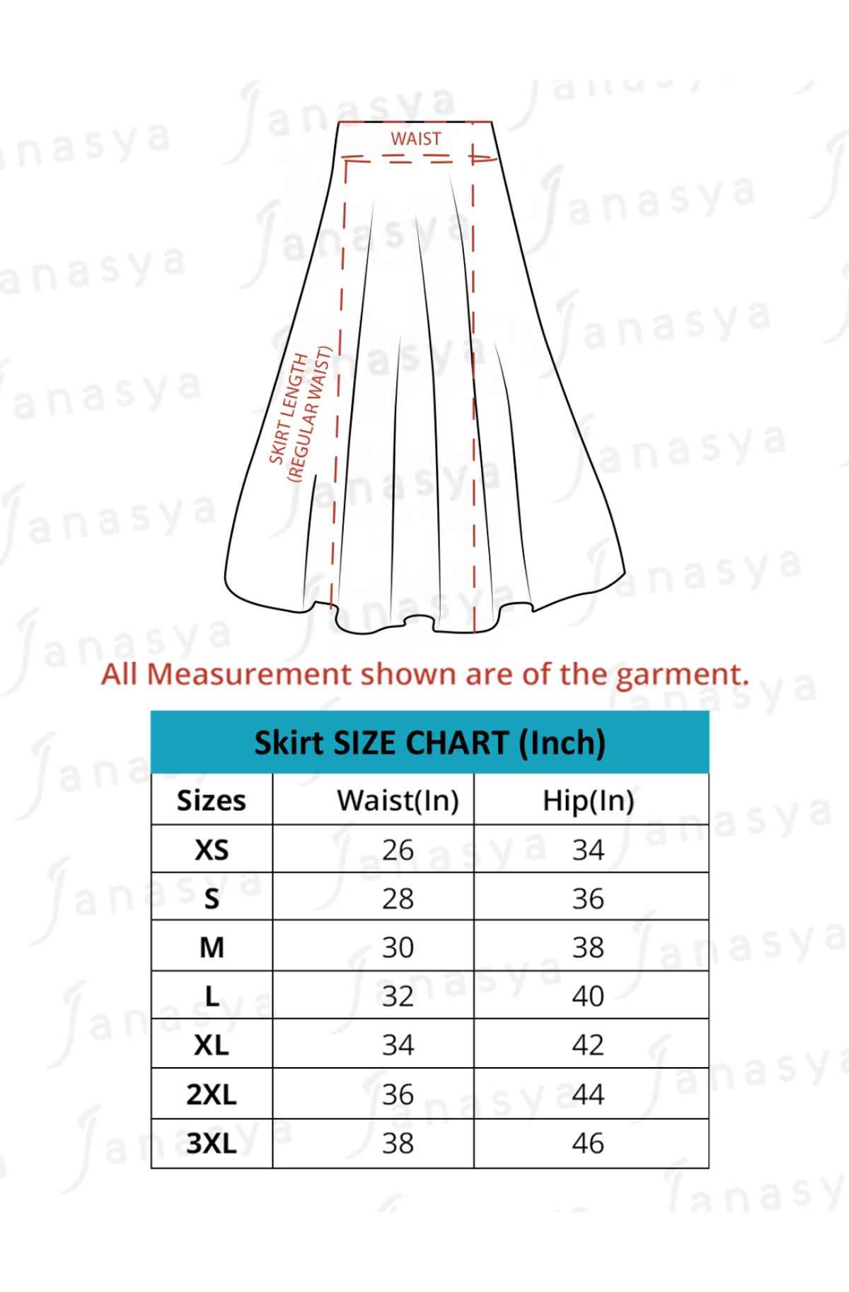 Janasya Women's Cotton Flared Skirt | JAB25SK03248 | Maroon - S