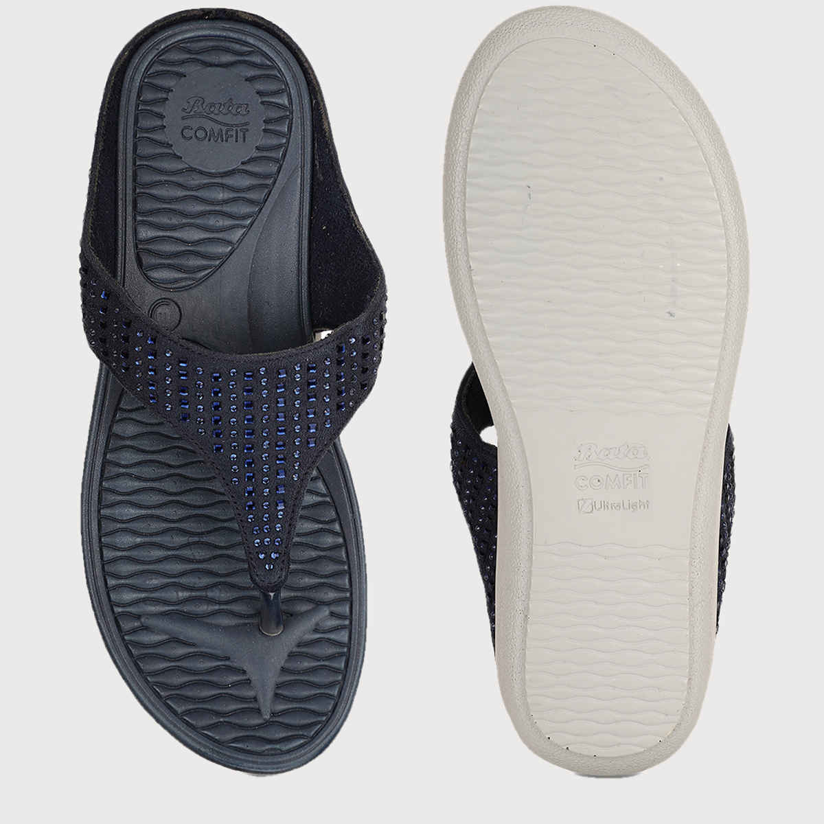 Bata Comfit Navy Thong For Women | UK 8