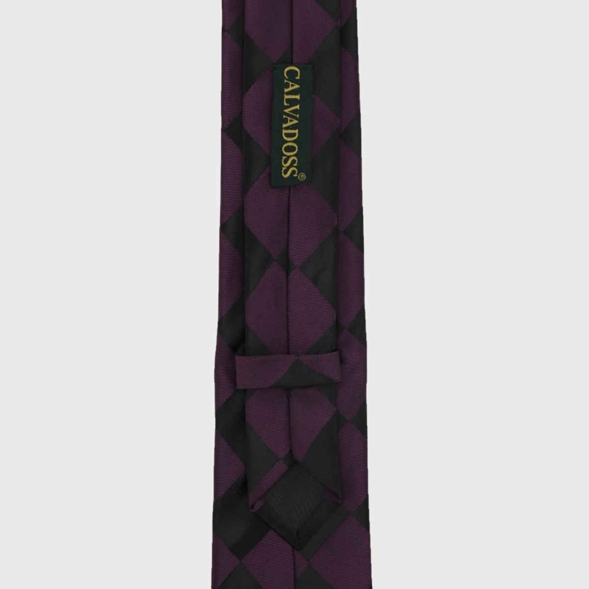 Calvadoss Men's Solid Tie | CALT2001 | Purple and Black